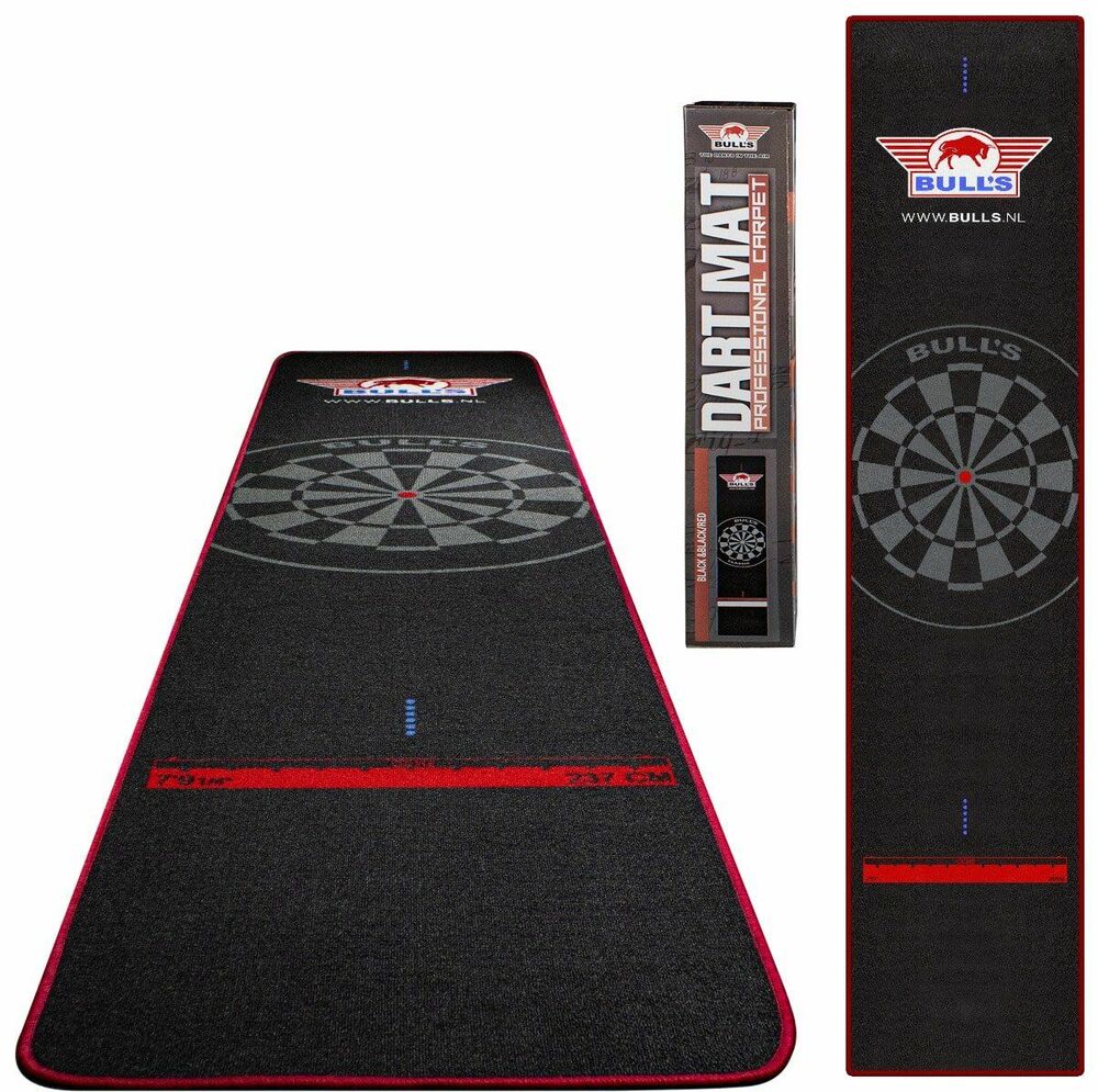 Dartsmat 300X65cm RED-Black